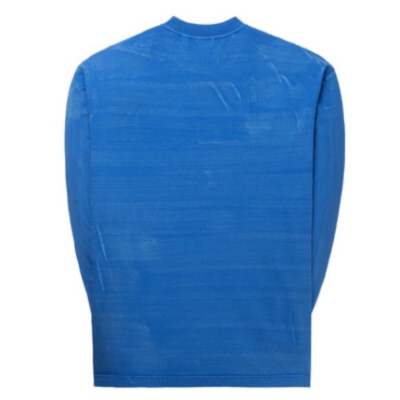 Daily Paper “Nairo” Long Sleeve Shirt Blue With Lt Blue Subtle Stripes Large EUC - Picture 11 of 11